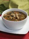Linsensuppe mit Kohl und kalifornischen Waln�ssen