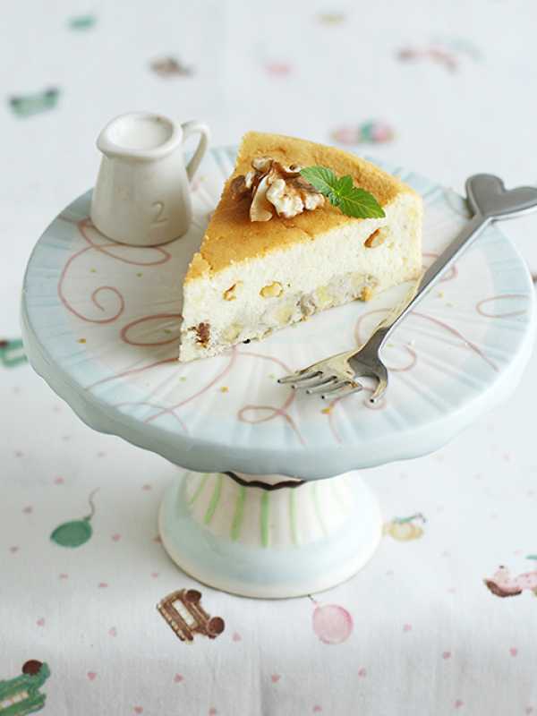 Kalifornische Walnuss-Bananen-Torte
