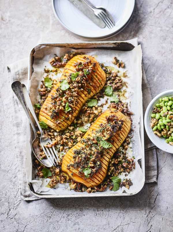 Hasselback Kürbis