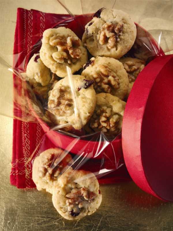 Walnuss-Cranberry-Cookies