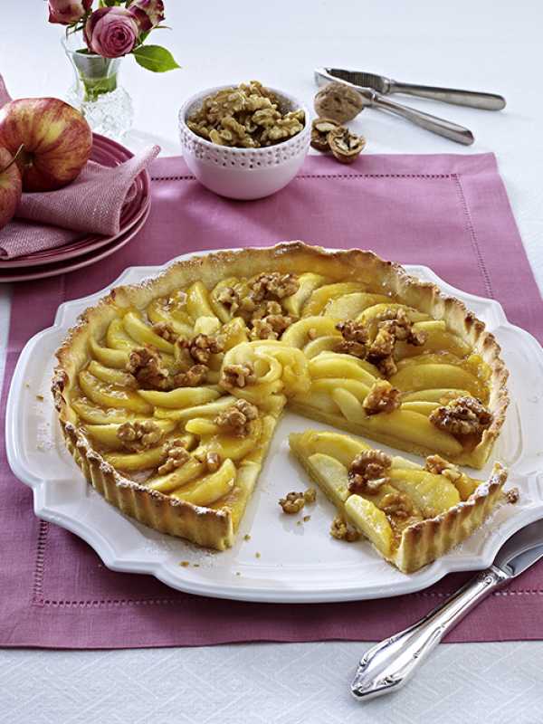 Apfel-Walnuss-Tarte