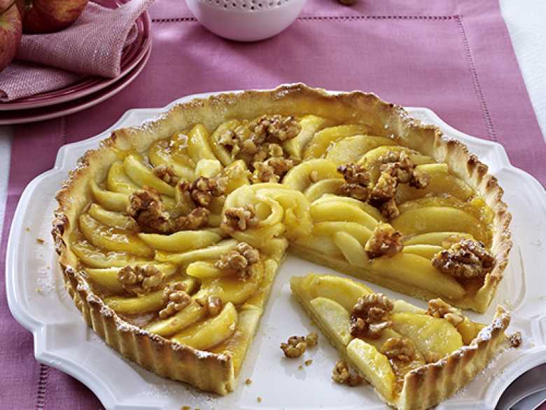 Apfel-Walnuss-Tarte