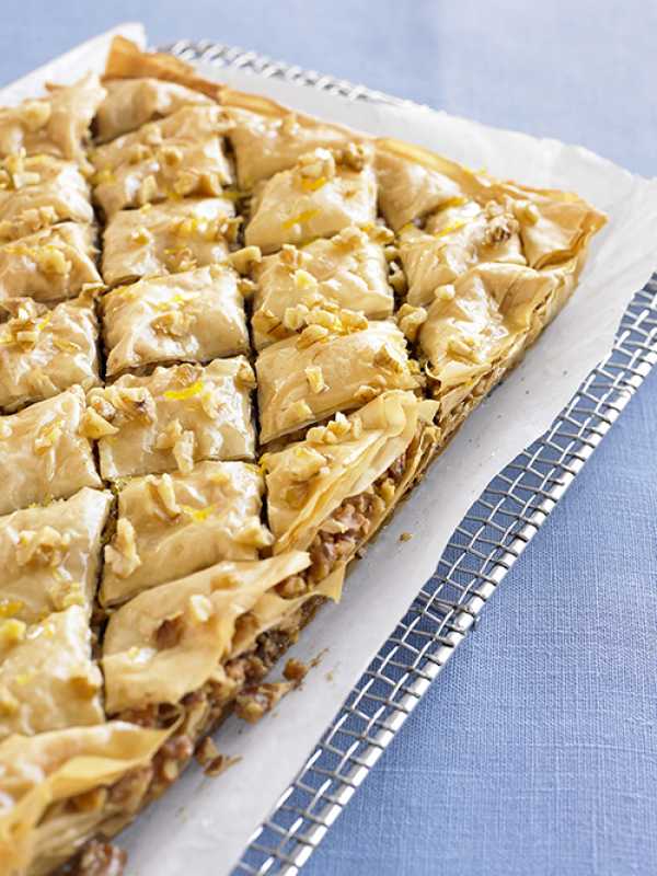 Baklava mit kalifornischen Walnüssen