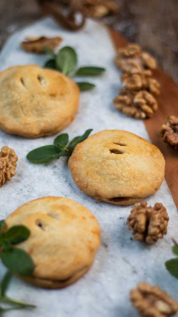 Mini Walnuss-Handkuchen