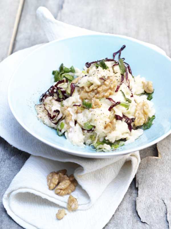 Walnuss-Radicchio-Risotto 