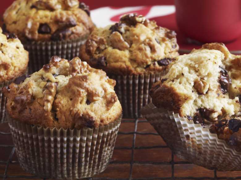 Schokoladen-Walnuss-Muffins