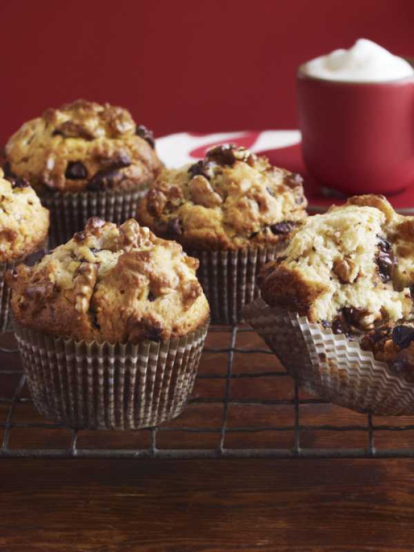 Schokoladen-Walnuss-Muffins