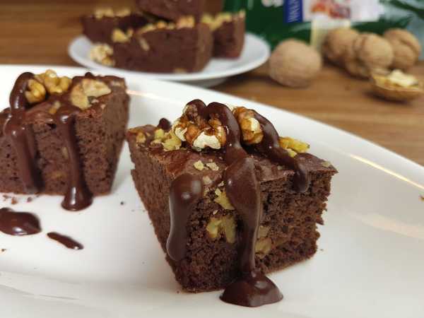 Spekulatius Walnuss Protein Brownies