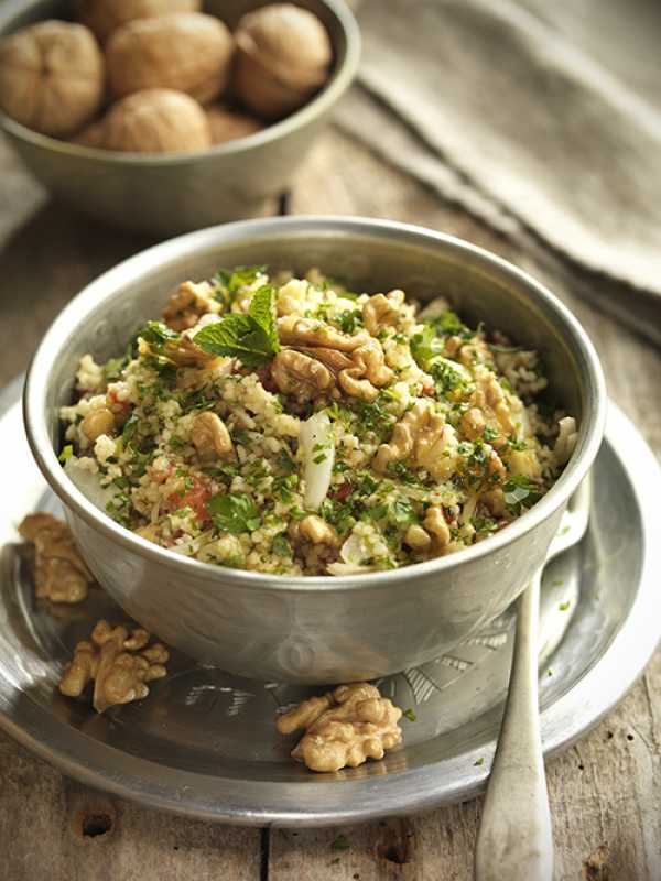 Tabouleh mit kalifornischen Walnüssen