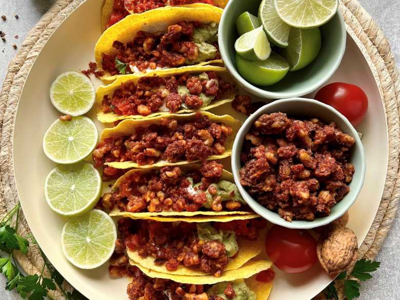 Tex Mex Tacos mit Walnusshack