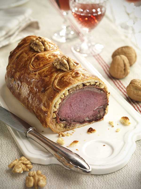 Filet Wellington im Walnussmantel